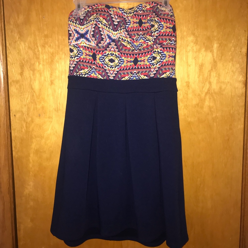 Strapless dress